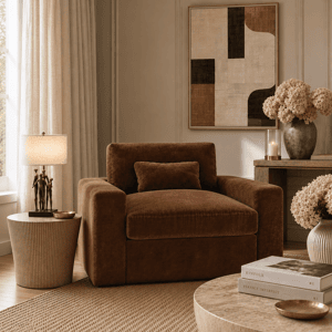 OFF 10% Tribeca Rust Velvet Love Seat Rowen Homes