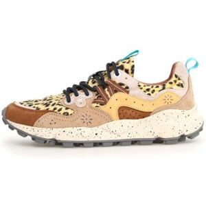 OFF 38% Flower Mountain Unisex Brown Military Zucca Yamano 3 Trainer - Female ... Designerwear