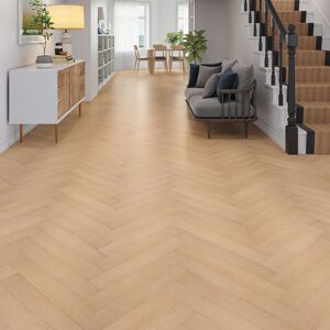OFF 11% Luxury Flooring 16.99m² - Light Ritz 8mm Saddle Oak Herringbone ... Luxury Flooring