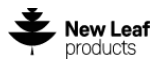 New Leaf Products voucher codes